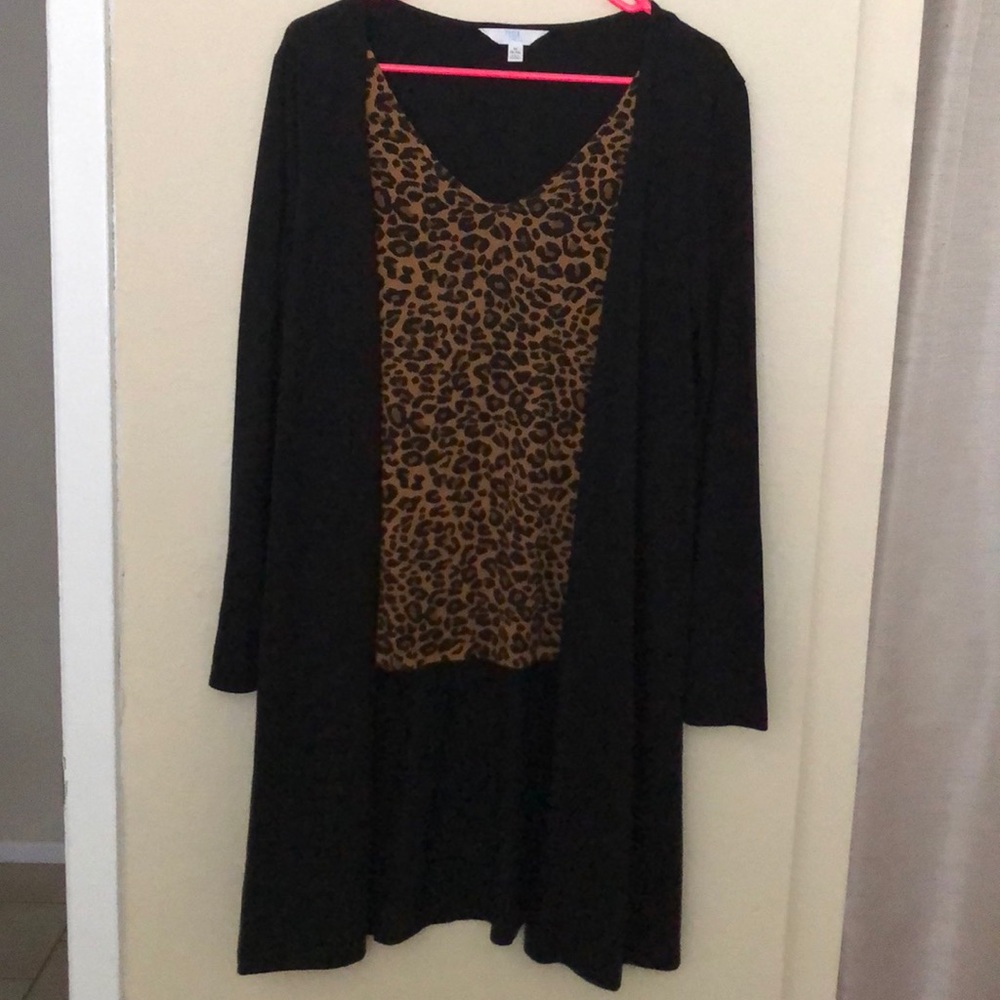 Time and Tru long sleeve cami/cardigan